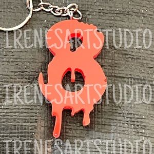 HORROR NUMBER 8 KEYCHAIN